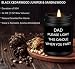 Homsolver Gift for Dad, Fathers Day Christmas Birthday Dad Gifts from Daughter Son - Sandalwood Scented Candle (7OZ)
