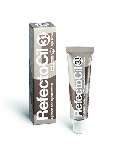 RefectoCil RefectoCil Eyelash & Eyebrow Tint Color, 3.1 light Brown 0.5 oz