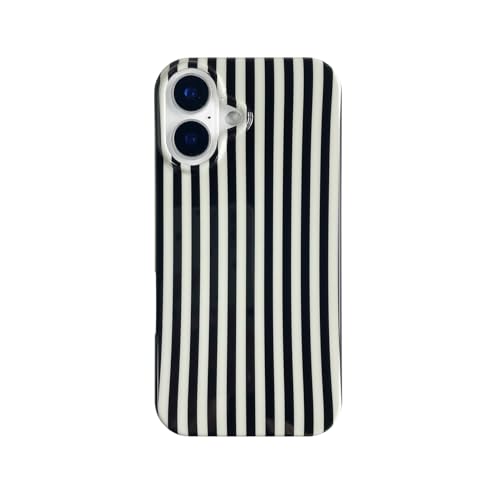 Coque iPhone 17 esthétique tendance rayures rétro chic