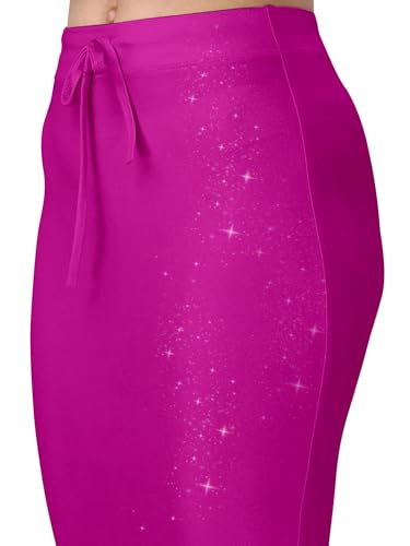 Image of Mehrang Stretchable Shimmer Saree Shapewear Petticoat for Women, Skirts for Women,Shape Wear Dress for Saree