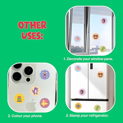 Image of Stamp On Macha, The Monkey, Sticker Stamp and Activity Pad with 10 Pages, 100 Stickers, 1 Stamp Toy Collectible Figure, Fun Learning Activity, Return Gifts for Children from 3 Years