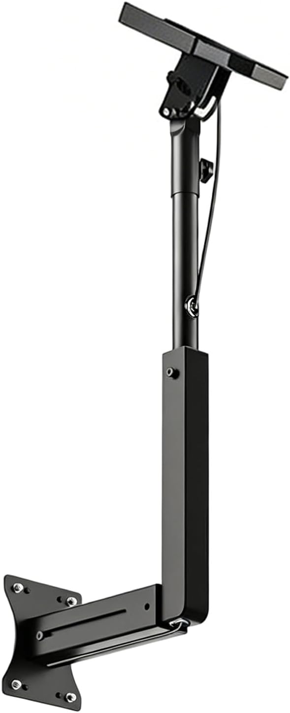 Reinforced 44cm Eaves Mounting Bracket with Telescopic Arm for Satellite Systems Stability and Durability Multi Angles Reinforced Eaves Bracket