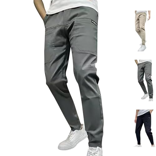 Vogany Cargo Pants, Men Comfortable Cargo Pants with Great Storage Capacity, High Stretch Multi Jogger Pant