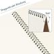ZCZN Notizbuch A5 Punkt, 6 Stück Spirale Notizblock, 60 Blatt, Heft für Büro und Schule