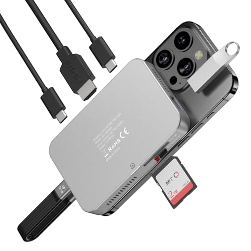 Enclosure Magnético M.2 NVMe con Docking USB C 7 en 1 miniatura 1
