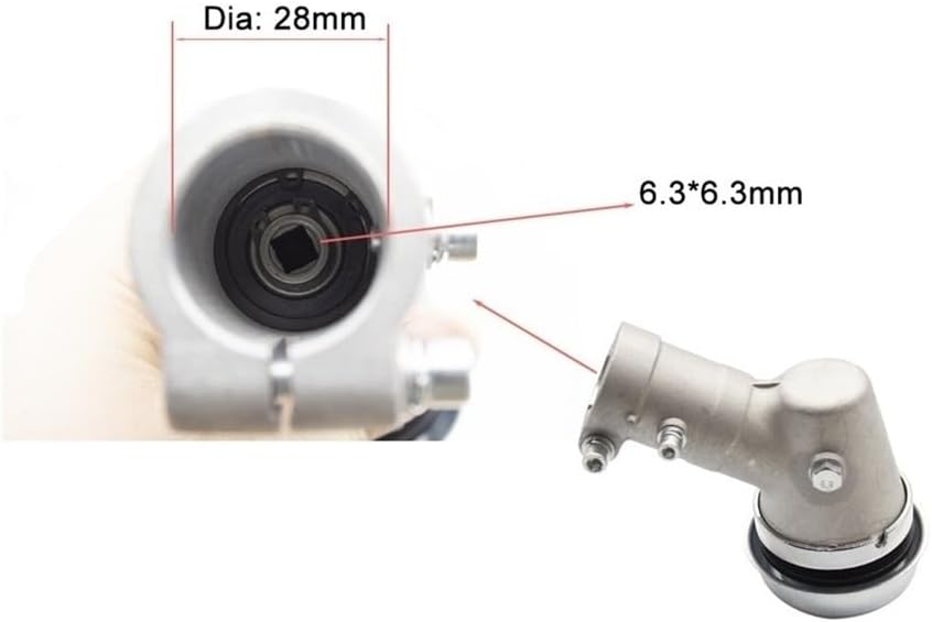 Gear Head Fit for Brushcutter 143RII 236R 243R 243RJ 253R 253RJ 543RS 553RS