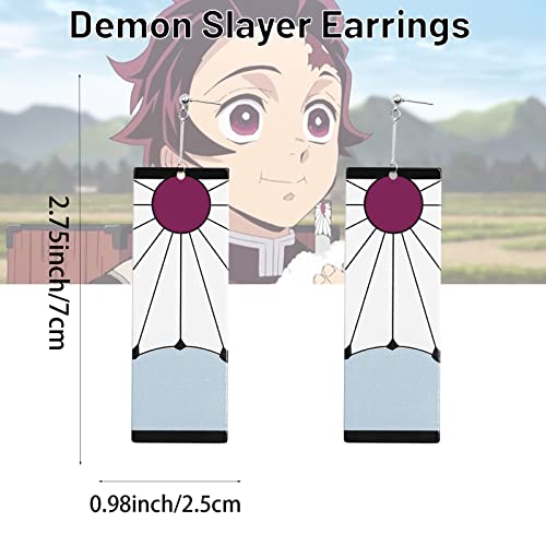 Buy Erythem Kamado Tanjirou's Hanafuda Earrings,Suitable For Demon