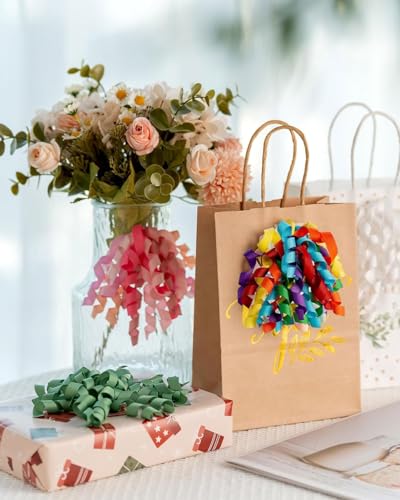 Miniatura 5 de Huvzor Lazos Regalo, 6 Pcs Lazos Para Regalo, Lazos Autoadhesivos Para Decoración De Lazos, Para Decoración De Boda Festivo Regalo Decoración Mezclado
