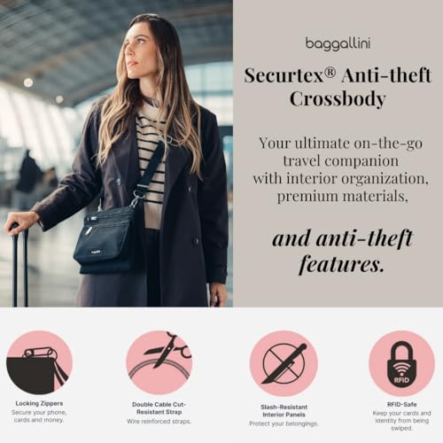 Image of Baggallini Securtex Anti-Theft Crossbody