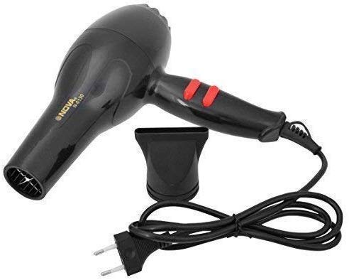 TRENDYTROTTERS Foldable Hair Dryer With 2 Speed Control 1500 Watt for Men and Women | Hair Dryer for Home and Parlour Use - Black