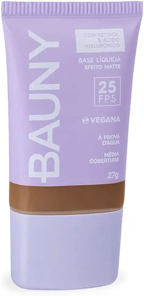 Bauny - Base Líquida Matte Cor 100 27g