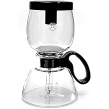 Yama Glass 5-Cup Stovetop Siphon Coffee Maker, 15 Oz Vacuum Brew, Heat-Resistant Borosilicate Glass