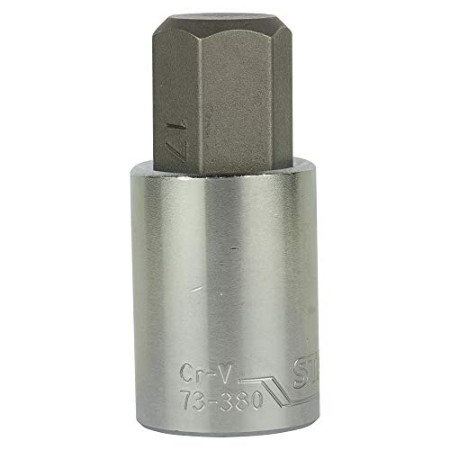 Image of Stanley s 2 steel Stmt73380-8B 1 /2'' 17Mm Hexagonal Bit Socket
