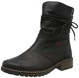 rieker stiefel schwarz damen Decksohle: Textil Rieker Damen Z68M1 Stiefeletten, Schwarz (schwarz/Mogano / 01 01), 40 EU