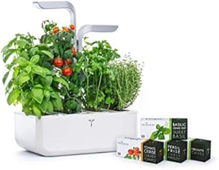 Véritable® SMART Arctic White - Technologia ADAPT 'LIGHT - Wewnętrzny ogród warzywny Made in France - - Inteligentny ogród autonomiczny dostarczany z 4 wkładami roślinnymi Lingots®