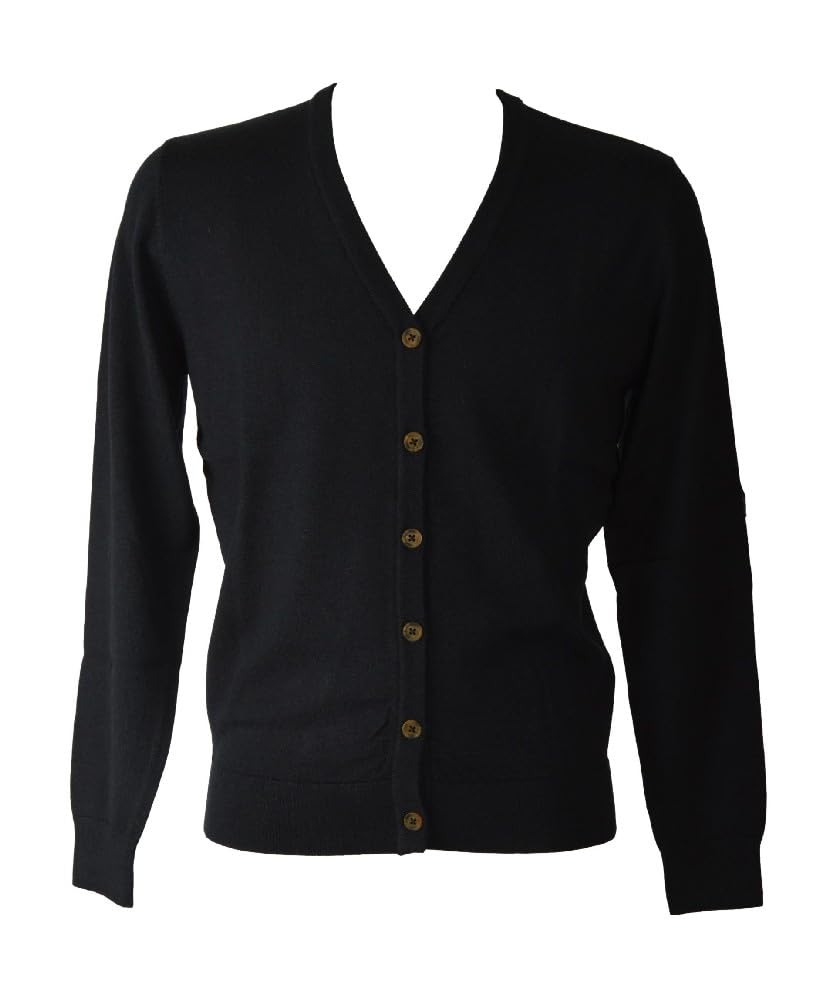Veste ouverte col en V RAGNO cardigan homme pure laine