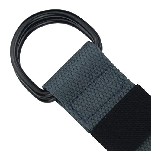 Image of Web Fabric Canvas Belt for Men Women with Double D Ring Buckle 1.5in Wide