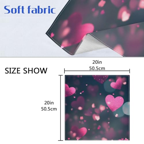 Servilletas de Tela Polyester Set 6 Unidades 20x20 in miniatura 6