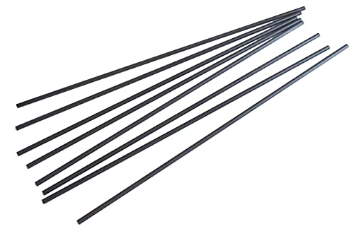Cncarbonfiber TUBE-P0315300R 8Pcs 3.0Mm Round Carbon Fiber Tube 3.0X1.5X300Mm thumb #1