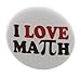 A&T Designs I Love Math Pi Symbol Sign 1.25