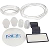 MDF Instruments, Pulse Time 2-in-1 Digital LCD Clock and Single Head Stethoscope - Durable, Professional-Grade - Pastel Blue (MDF740-03)