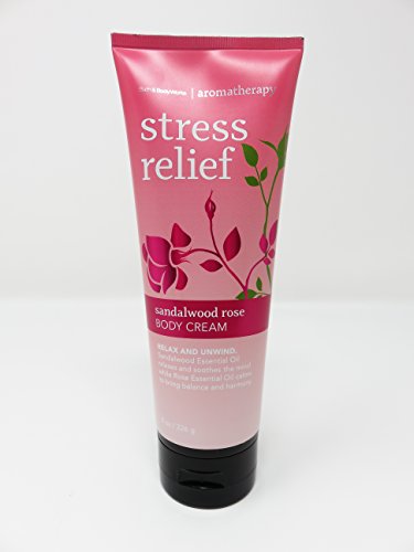 Bath & Body Works Sandalwood Rose Stress Relief 8 Ounce Body Cream