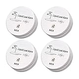 Actnow 水もれ報知器 水漏れ防止 無線 リーク 液体検出 水 センサー 警報 90dB 防犯グッズ（4個セット）