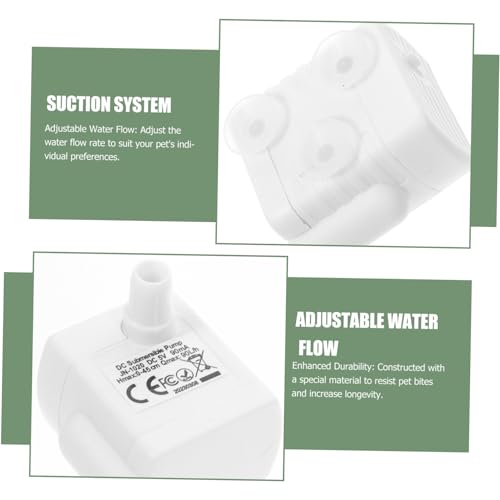 Bomba de fuente de agua para gatos FRCOLOR con alimentación por batería miniatura 6