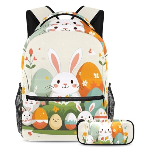 Sac à dos avec trousse à crayons pour adolescents idéal pour les cours et sorties