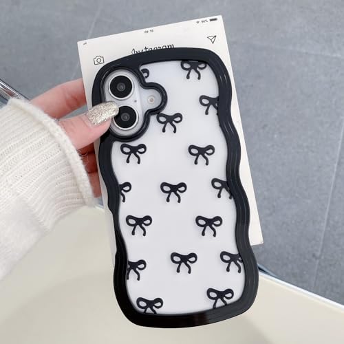 Coque iPhone 16 Plus transparent pour femmes filles le cadeau mignon idéal
