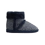 YSABEL MORA Botines de Casa Tejido de Punto y Pelo Calidez y Confort Suela Antideslizante Ajuste Perfecto para Días Fríos Diseño Funcional y Elegante para Máxima Comodidad en el Hogar