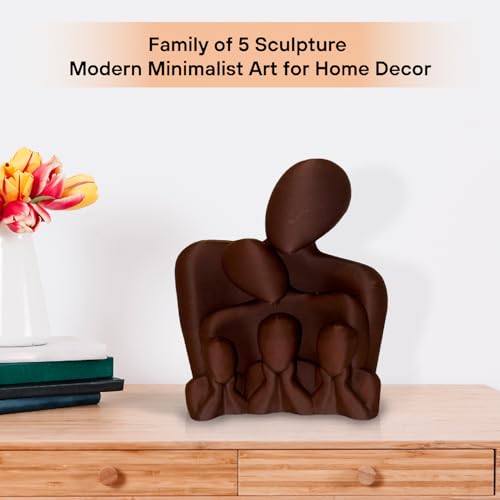 Escultura Moderna Amor Familiar Abstracta Hecha a Mano miniatura 3