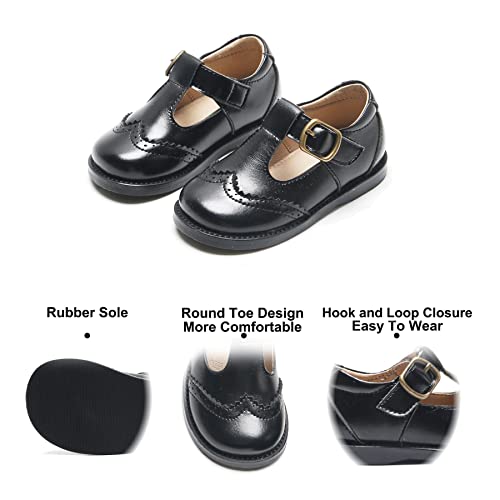 Image of Felix & Flora Toddler Little Girl Mary Jane Dress Shoes - Ballet Flats for Girl Party School Shoes