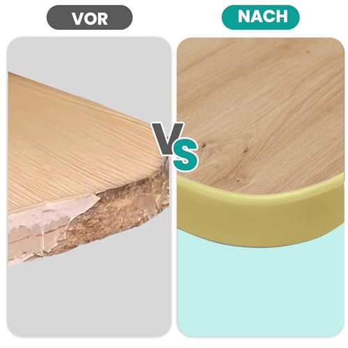 LeapBeast U-Form Selbstklebend Möbelkantenband, 5 Meter Möbelkantenband Flexible TPE Faltbarer Kantenschutz für Tische Bettkanten Nachttische Wand Ecken