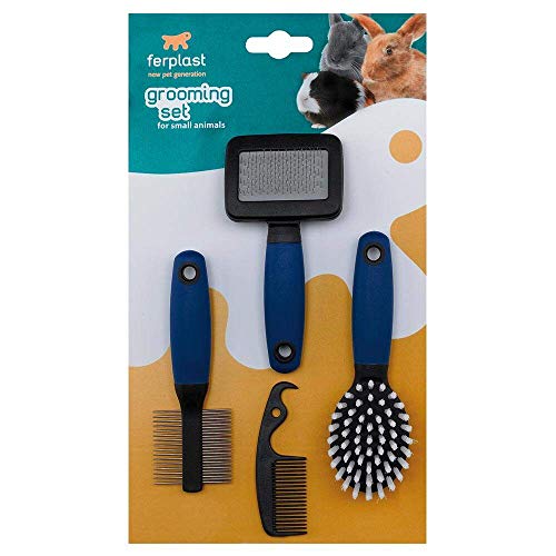 Ferplast Small Animal Grooming Kit,BLUE