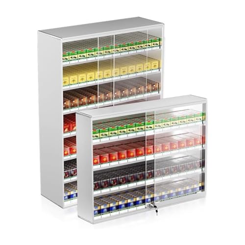 Armoire à cigarettes en métal vitrine pour comptoir de magasin Mon