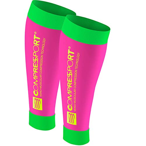 CompresSport R2 V2 Medias de Running Unisex que reducen la fatiga muscular en asfalto