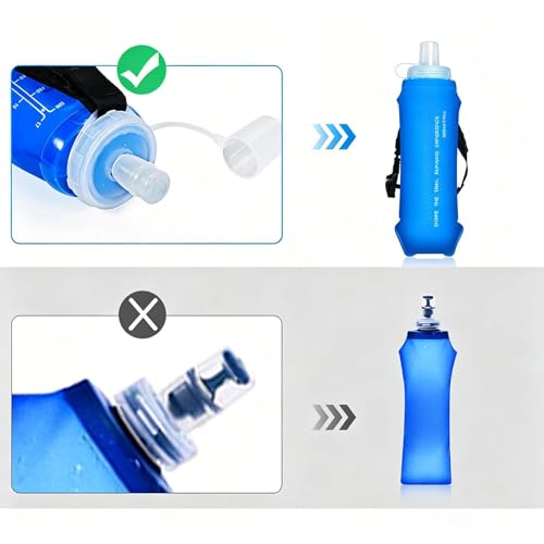 Botella de agua para correr en camping y excursiones de ciclismo 8