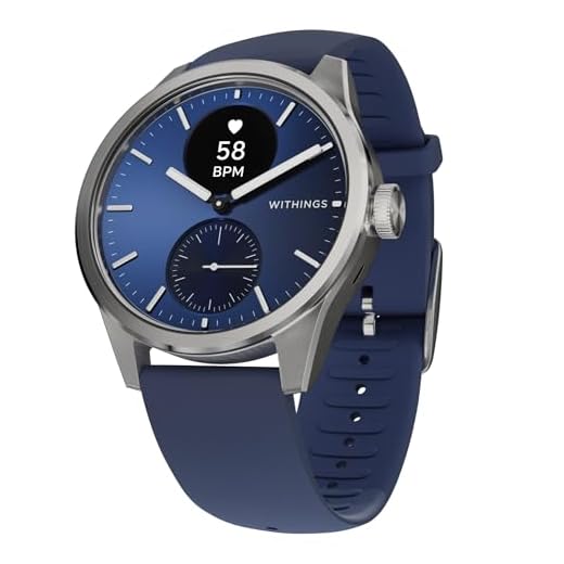 Withings ScanWatch 2 – Gesundheits-Smartwatch für Damen und Herren, EKG, SpO2, Temperatur, Schlaf-Tracker, Atemgesundheit, wasserdicht, Akku 35 Tage, Android und iOS