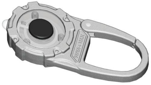 Swiss+Tech ST50045 Carabiner Micro-Light Flashlight (Colours May Vary) Multi-Coloured