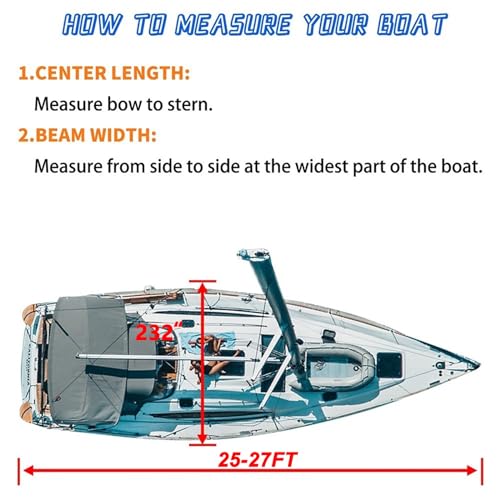 Housse de bateau runabout en 600D, protection robuste grise