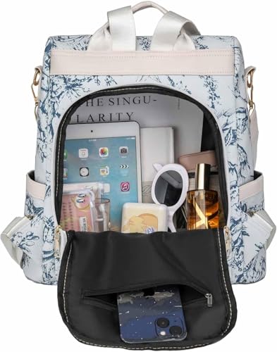 Image of MOCA Womens Girls Backpack Anti-theft Handbag Ladies Shoulder Bag School Bag Stylish Casual Daypacks Lightweight Rucksack for Outdoor Travel School Campus Shopping Bag for women Girl