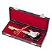 Broadway Gift Black Electric Guitar Music Instrument Miniature Replica with Case,Multicolor - Size 7 in.