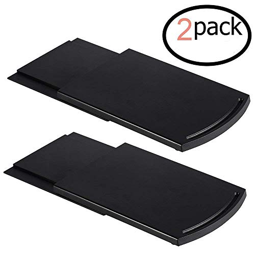 2pcs Coffee Maker Trays, Kitchen Caddy Sliding Coffee Tray Mat, 12'' Under Cabinet