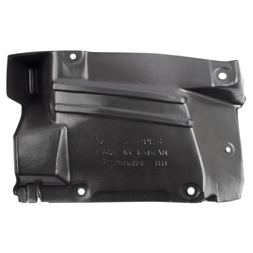 Image of TRQ Right Engine Splash Shield Passenger Side Compatible with 2018-2024 Mitsubishi Eclipse Cross 2014-2019 Outlander 2018-2022 Outlander PHEV MI1228139