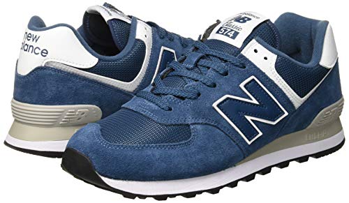 New Balance 574v2, Zapatillas de Deporte Hombre, Azul (Sea Smoke/White Esm), 42 EU