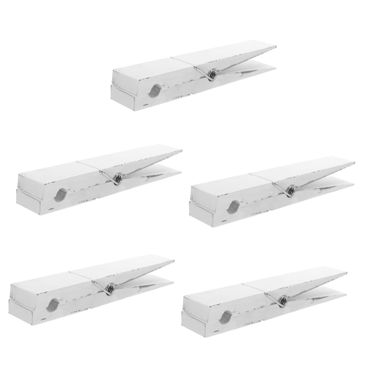 Amosfun 5 Pezzi Di Mollette Giganti in Legno Per Asciugamani Resistenti Grandi Per Cucina E Bagno
