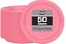 Hanna K. Signature Collection Plastic Plate, 50 Plates, 10-Inch, Pink