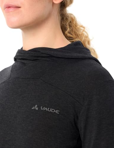 VAUDE Tremalzo Langarmshirt Damen Fahrrad mit Kapuze, Black, Gr. 36 – Ansicht 7