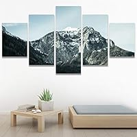 SIGNWIN 5 Panel Canvas Wall Art Calming Waters for Home Decorations Ready to Hang - 60